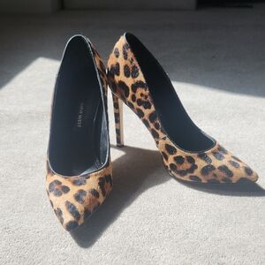 Nine West Leopard Print Heels